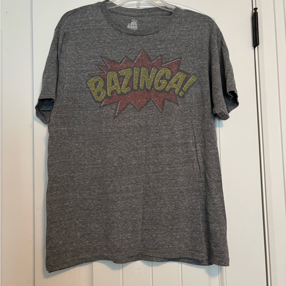Ripple Junction Bazinga! Graphic Gray T-Shirt